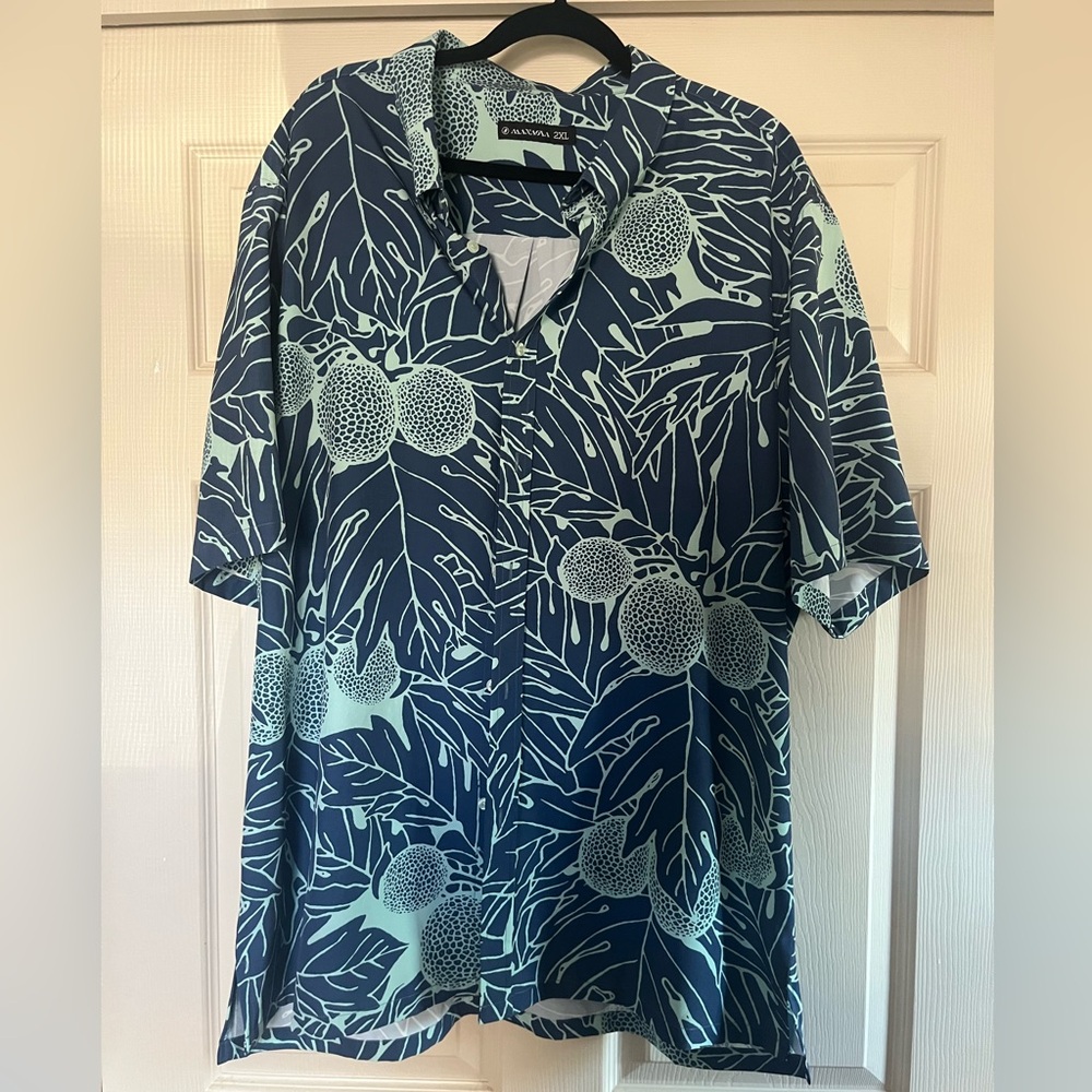 Manaola Ulu Print Men's Aloha Shirt